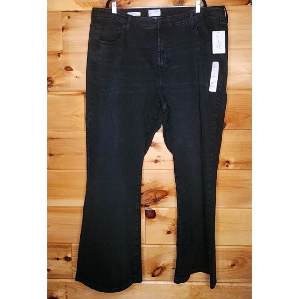 Universal Thread Plus Size 24 Women's High-Rise Wide Leg Jeans Universal Thread